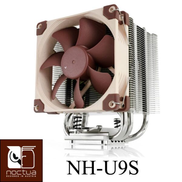 Noctua 貓頭鷹 NH-U9S 非對稱5導管塔型靜音CPU散熱器 支援LGA1700