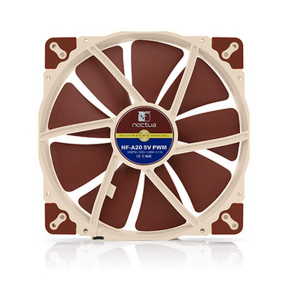 Noctua 貓頭鷹 NF-A20 5V PWM防震靜音20公分風扇 5V版本：圖片 2