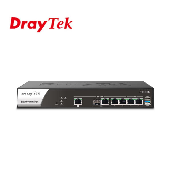 居易科技 DrayTek Vigor2962P 雙WAN POE IPsec/SSL VPN 路由器 頻寬管理器