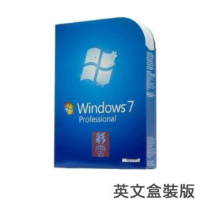 微軟 全新序號未使用 包膜已拆 Win 7 Pro 內含x32及x64位元光碟 英文盒裝版