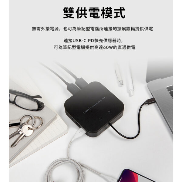 Belkin Thunderbolt 3 雙電源擴充座 60W PD供電 擴展塢 F4U110BT：圖片 6