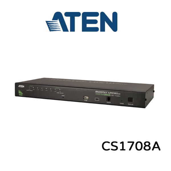 ATEN CS1708A 8埠PS/2-USB VGA KVM多電腦切換器
