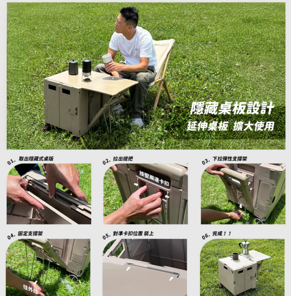 igrass outdoor 多功能折疊都市推車(IGS049) 55L：圖片 3