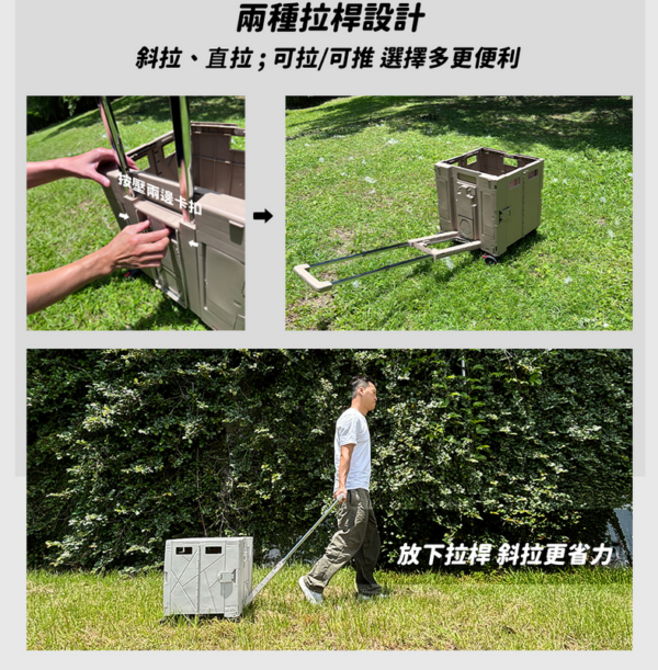 igrass outdoor 多功能折疊都市推車(IGS049) 55L：圖片 4