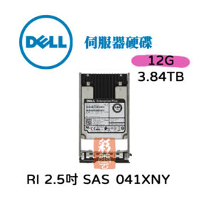 DELL戴爾 2.5吋伺服器用 3.84TB 12Gb/s SAS介面 41XNY 041XNY RI