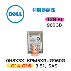 DELL 戴爾 KPM5XRUG960G 0H8X3X 960G 3.5吋 SATA G14-G16