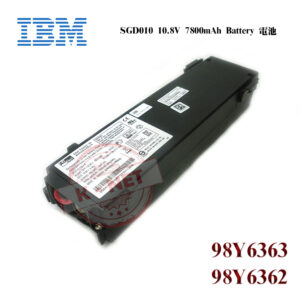全新 IBM SGD010 10.8V 7800mAh Battery 交換器電池 98Y6363 98Y6362