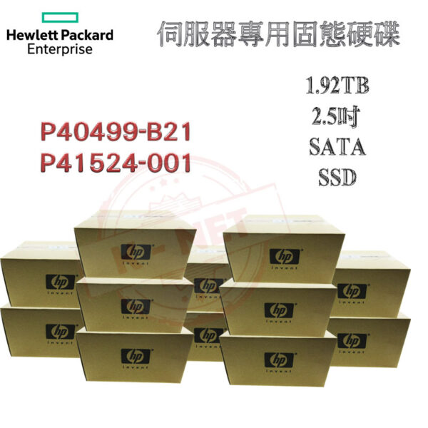全新盒裝 HPE G11伺服器用 1.92TB SATA 2.5吋 SSD P40499-B21 P41524-001
