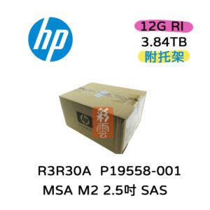 惠普HP 3.84T 12G MSA RI M2 2.5吋 SAS(R3R30A/P19558-001)