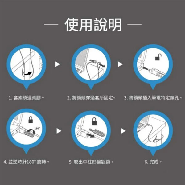 Kensington NanoSaver™ Keyed Laptop Lock 筆記型電腦鎖-鑰匙型：圖片 6