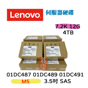 全新盒裝 聯想 Lenovo 01DC487 01DC489 01DC491 3.5吋 4TB SAS DE 7.2K