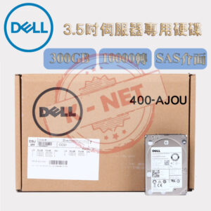 全新盒裝 DELL 300GB 12G 10K SAS 3.5吋/2.5吋 混插碟 伺服器用 400-AJOU