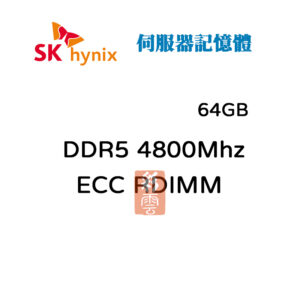 海力士 64GB DDR5 4800AAMHz 伺服器記憶體