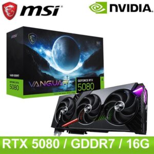 全新品 現貨 MSI 微星 RTX5080 16G VANGUARD SOC 顯示卡