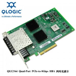 全新盒裝 QLogic QLE2564 四埠光纖卡 HBA卡 8Gbps Pcie 2.0x8 4xLc FC