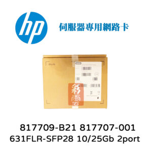 HP 惠普 631FLR 雙埠伺服器網路卡 817709-B21 817707-001 10/25Gb SFP28