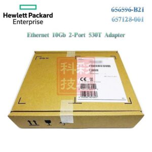 盒裝 HP 10Gb 雙埠 530T Adapter 光纖網卡 656596-B21 657128-001