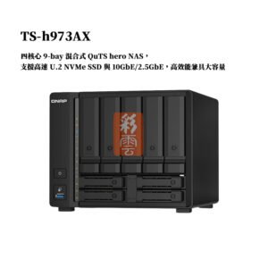 QNAP TS-h973AX-8G 網路儲存伺服器 (空機)